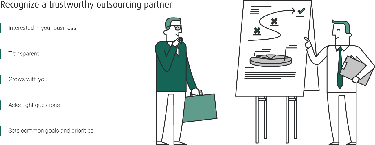 Trust is The Rock on which Outsourcing is Built 2 How to recognize a trustworthy partner