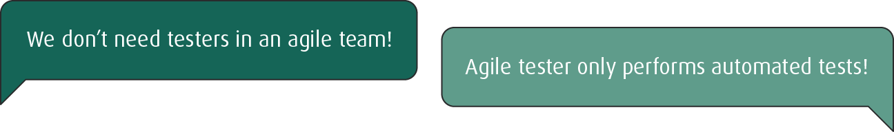 We don’t need testers in an agile team
